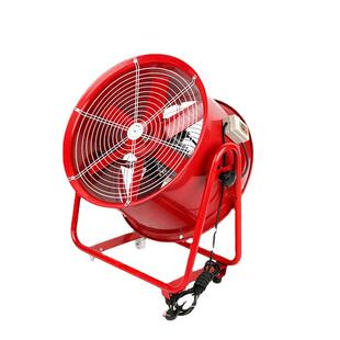 CTF排风扇220V地下室工程8/12/24/36寸带轮子SHT移动式通风机