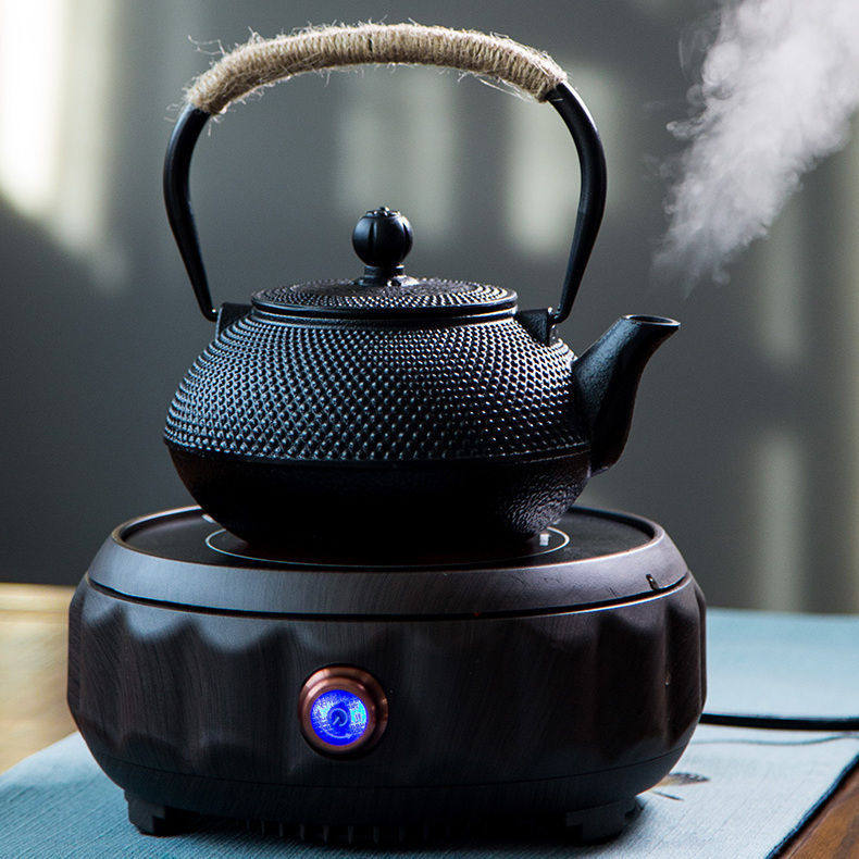 铁壶铸铁泡茶壶烧水壶煮茶器仿日本手工生铁老铁壶电陶炉套装家用