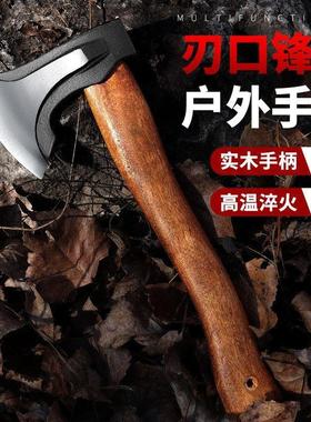 户外露营飞机斧开山尼曼斧子轻型锻造手斧多功能家用劈柴剁骨斧头