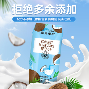 菲里维尔椰子汁植物蛋白饮料200ml 12瓶小瓶椰肉生榨饮品饮料