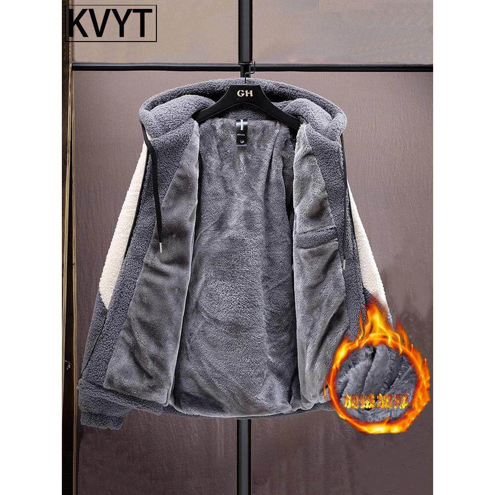 羊羔绒棉服男款冬装外套加厚保暖棉衣2025年新款颗粒绒棉袄子上衣