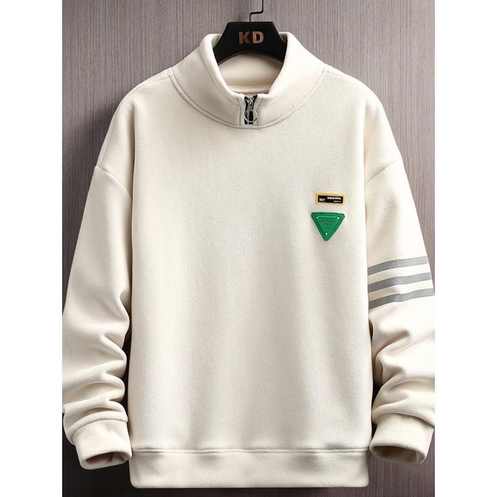 秋冬季加绒卫衣12岁男孩青少年学生13加厚内搭15大童半高领打底衫