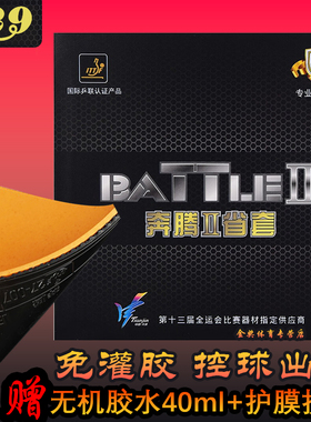 729乒乓球胶皮奔腾2省套粘性反胶普及套 反手涩性焦点3 奔腾3省套