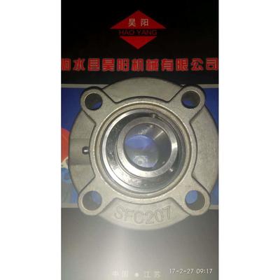 不锈钢外球面轴承座SUCFC202