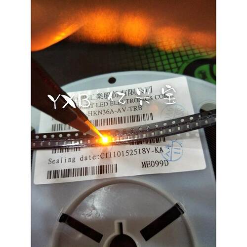 led 贴片0603反极黄色超高亮原装佰鸿平角 300—400mcd BL-HB335D