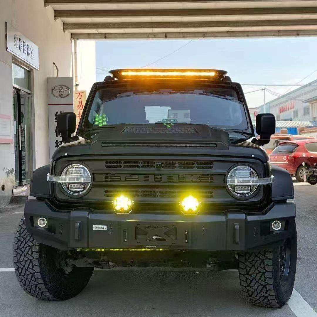 跨境热卖使用坦克300战神中网22+外观装饰车标前脸专用品改装配件