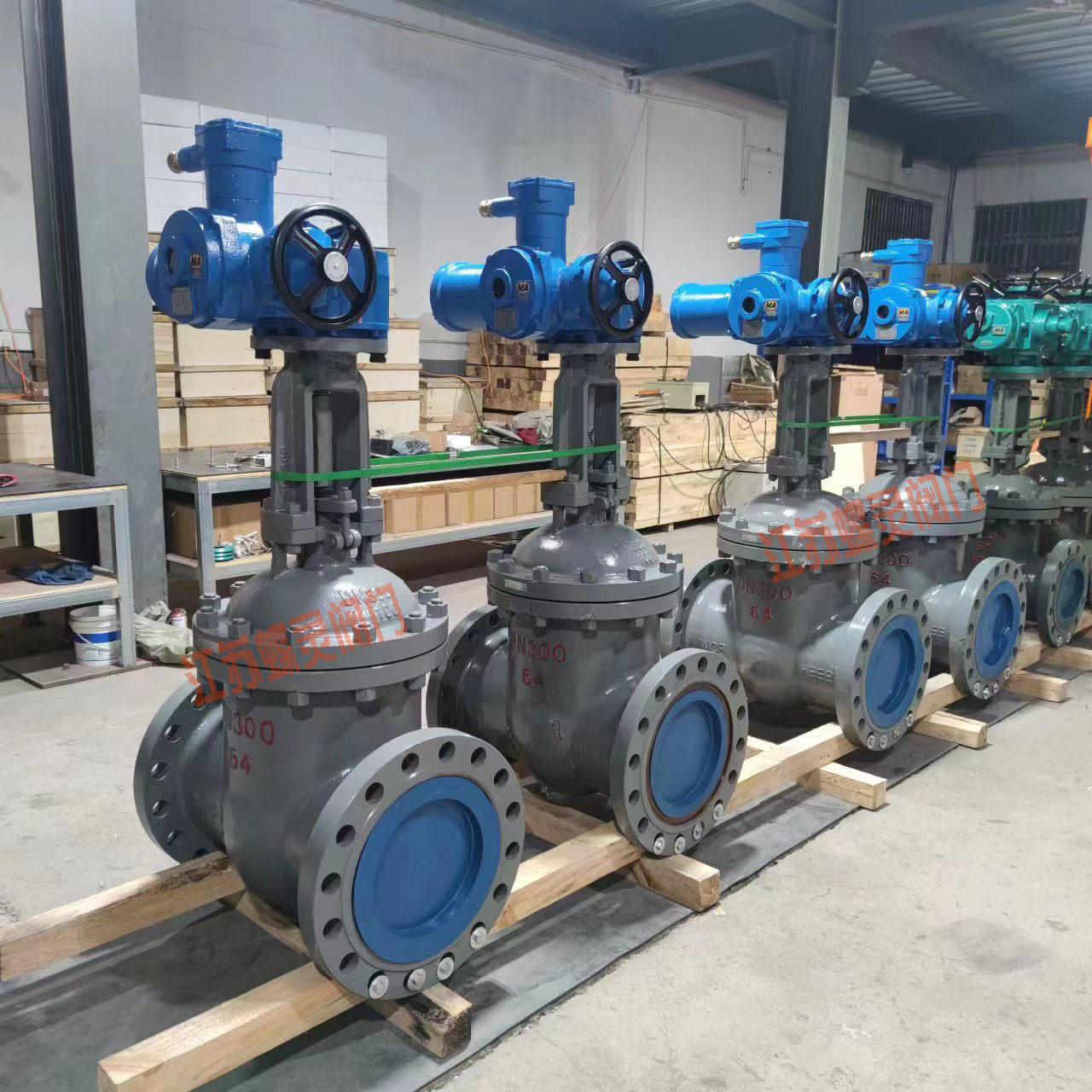 隔爆一体式电动法兰闸阀ZJK941H-40C-DN700矿用防爆型电控阀门