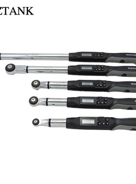 台湾WIZTANK数显扭力扳手 力矩扳手17-340N.m可换头WEC4-340BN/AN