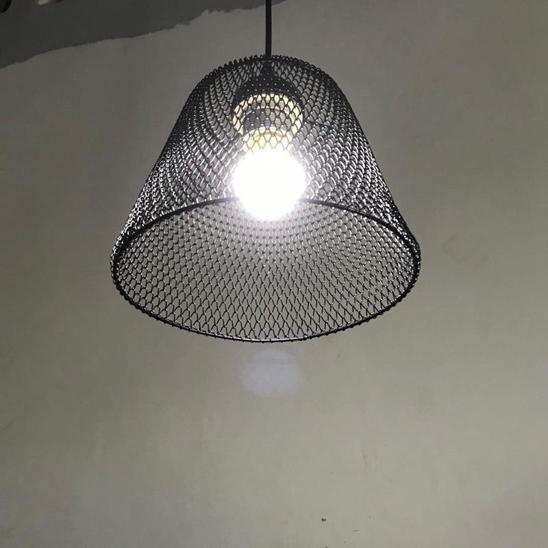 中式餐厅饭店火锅店茶楼阳台灯笼可折叠铁丝铁线吊灯餐厅吊灯