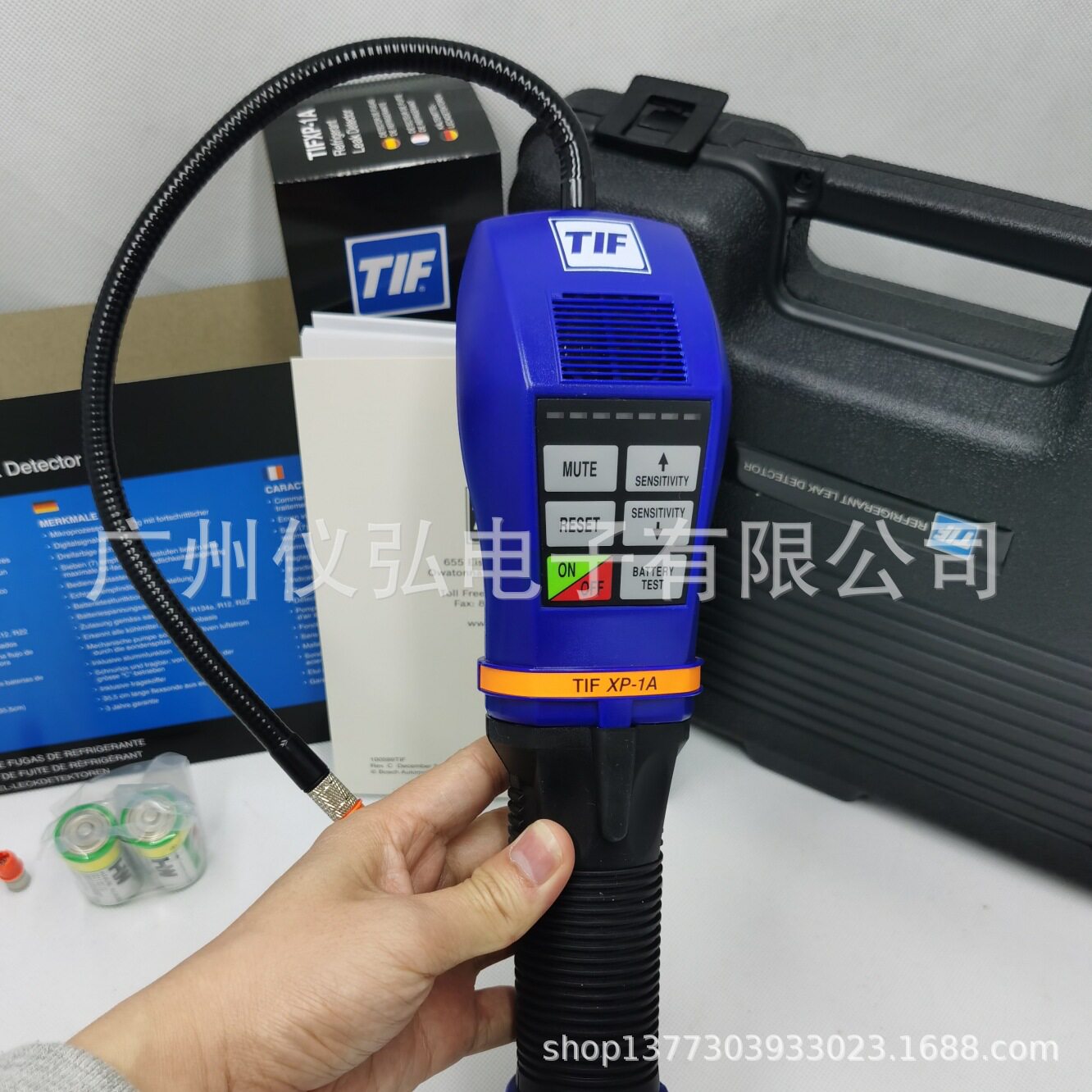 制冷剂检漏仪XP-1A美国TIF六氟化硫气体SF6卤素气体检测仪