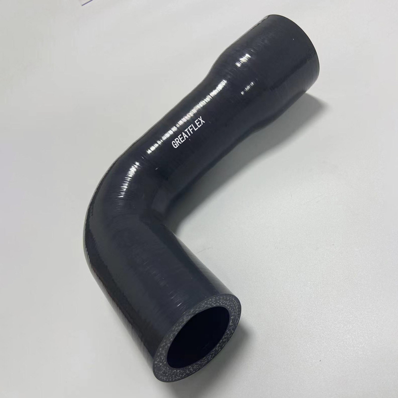 格雷特水管直角接头耐高温高压硅胶夹布弯管ER90包邮