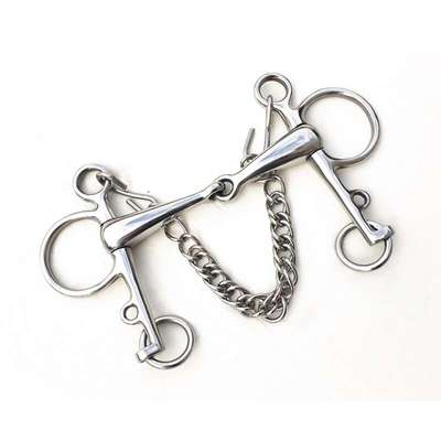 马具马衔 不锈钢马具马嚼子大勒衔铁 马口衔铁 马术用品 12.5厘米