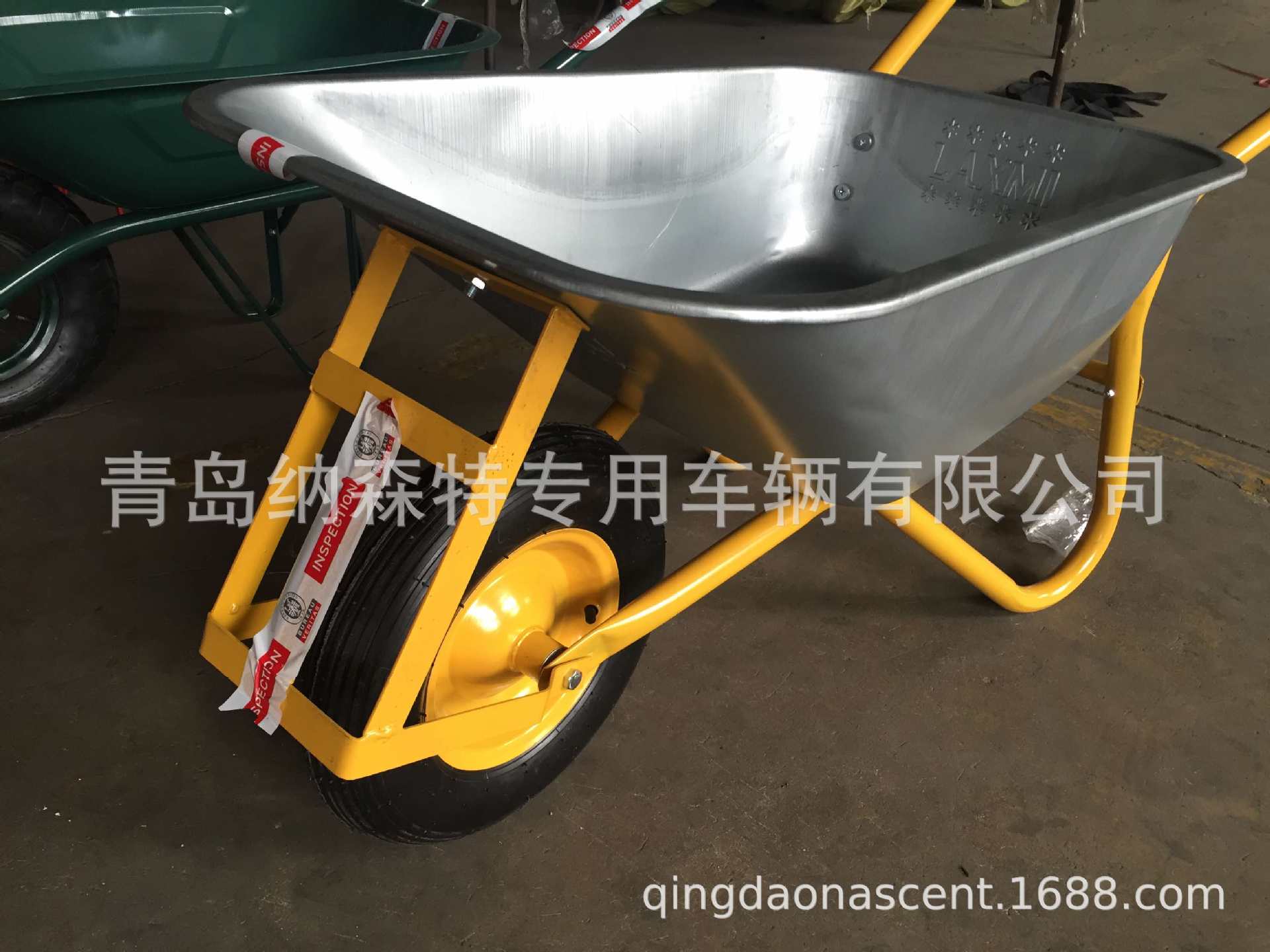 高载重实心轮高厚度焊接手推车物流手推车小推车静电喷粉WB5009S