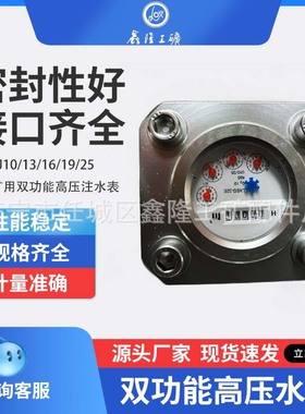 煤层住水表 高压水表 双功能高压水表 ZGS6型/煤层注水SGS型矿用