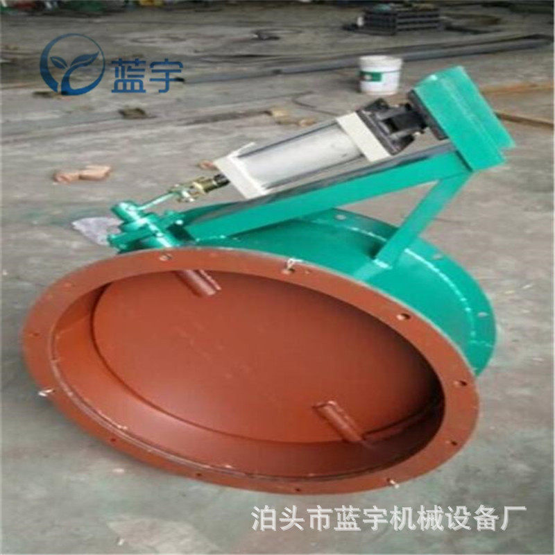 通风蝶阀大口径法兰通风蝶阀304不锈钢电动气动调节蝶阀DN900风阀