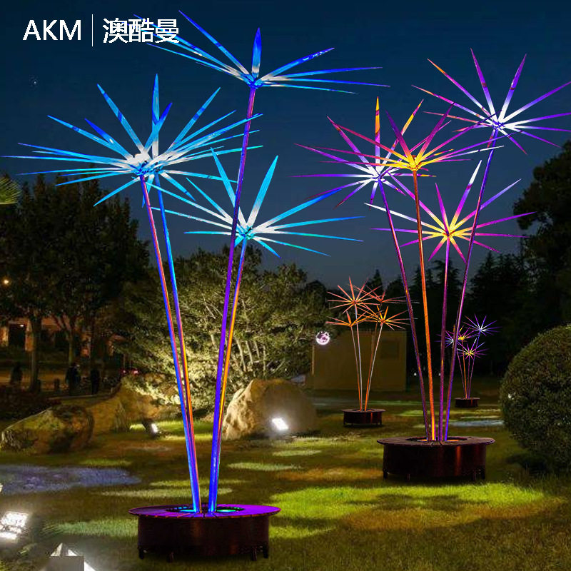 户外兰花造型灯地标性景区广场公园市政工程亮化文旅装饰景观灯