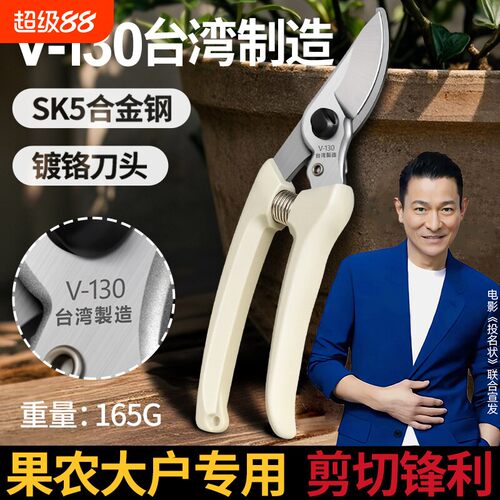 德国园艺剪刀果树枝修剪专用工具花卉家用花店花木粗枝剪鲜花插花