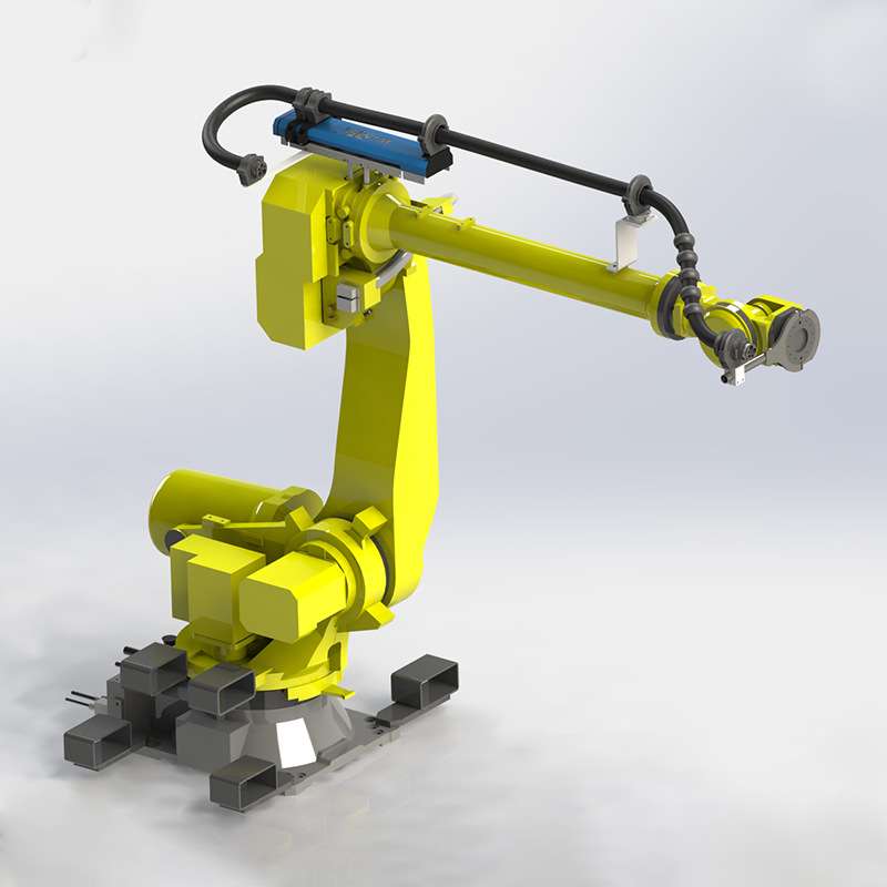 紫羲FANUC工业机器人R-2000iC_125L48波纹管3-6轴伸缩装置保护套