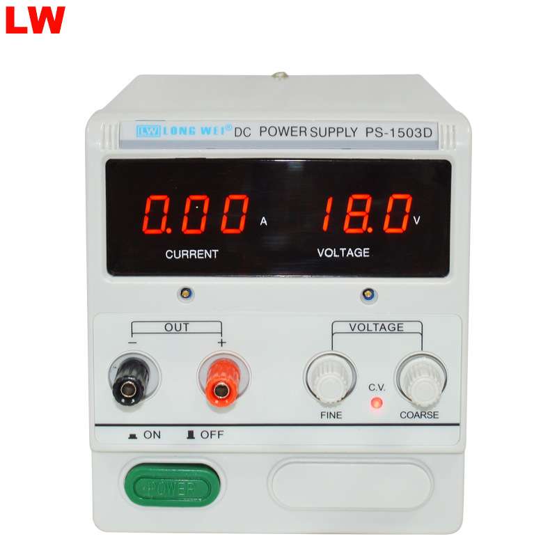 PS1503D数显直流稳压可调电源15V3A电脑维修老化电源