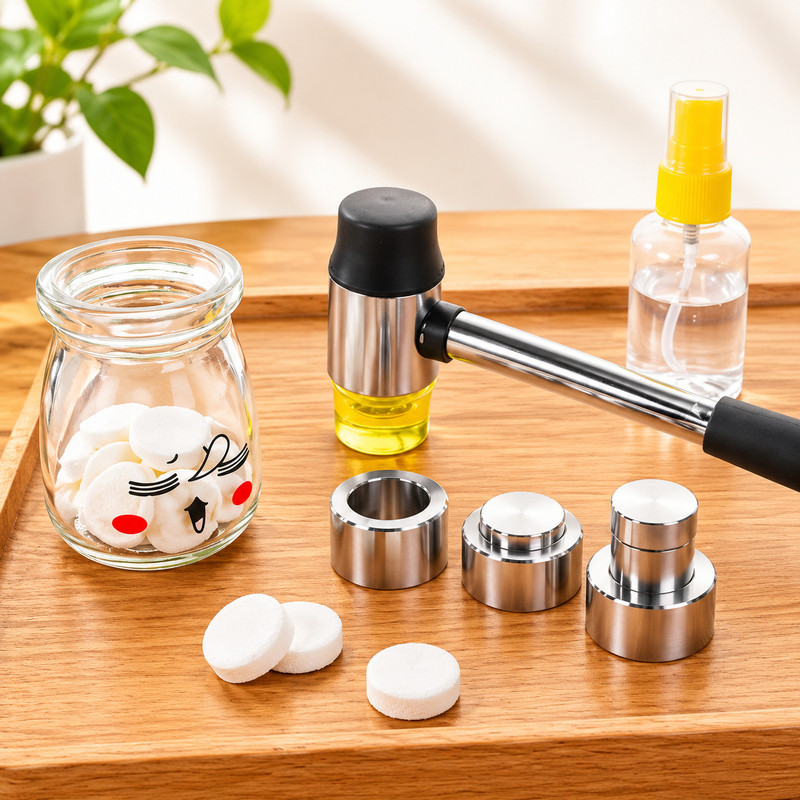 在家做宝宝奶片手动奶片压片机卡通模具小型奶粉压片加工神器