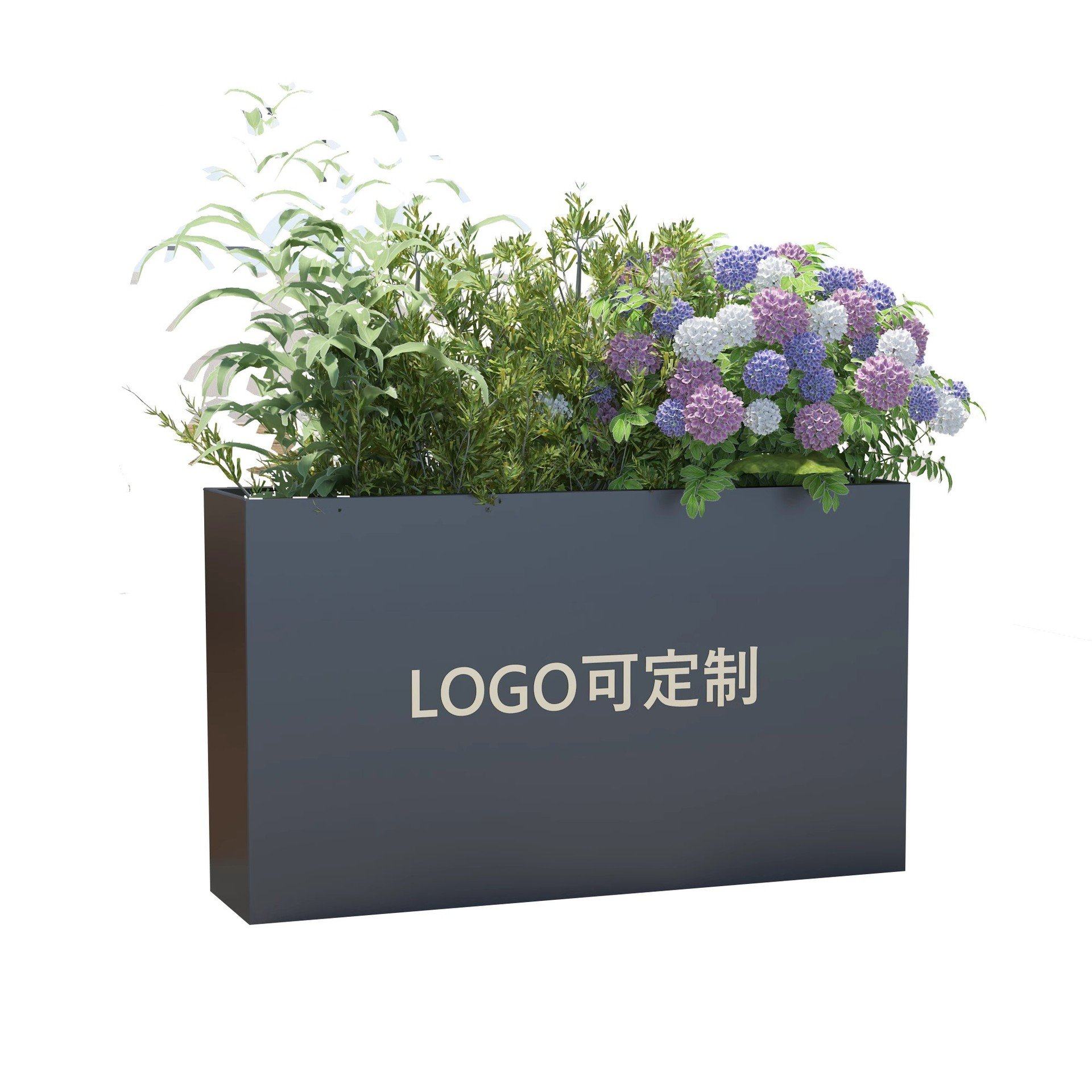 户外不锈钢花箱花架组合市政花坛售楼部外摆商业广场铁艺花槽围栏,商业/办公家具,花坛/花箱,淘宝优惠券,粉丝福利购,淘宝优惠卷