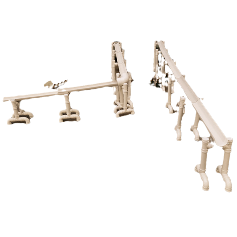 幼儿园沙池玩水管道玩具儿童户外沙水区戏水支架水管配件pvc材料