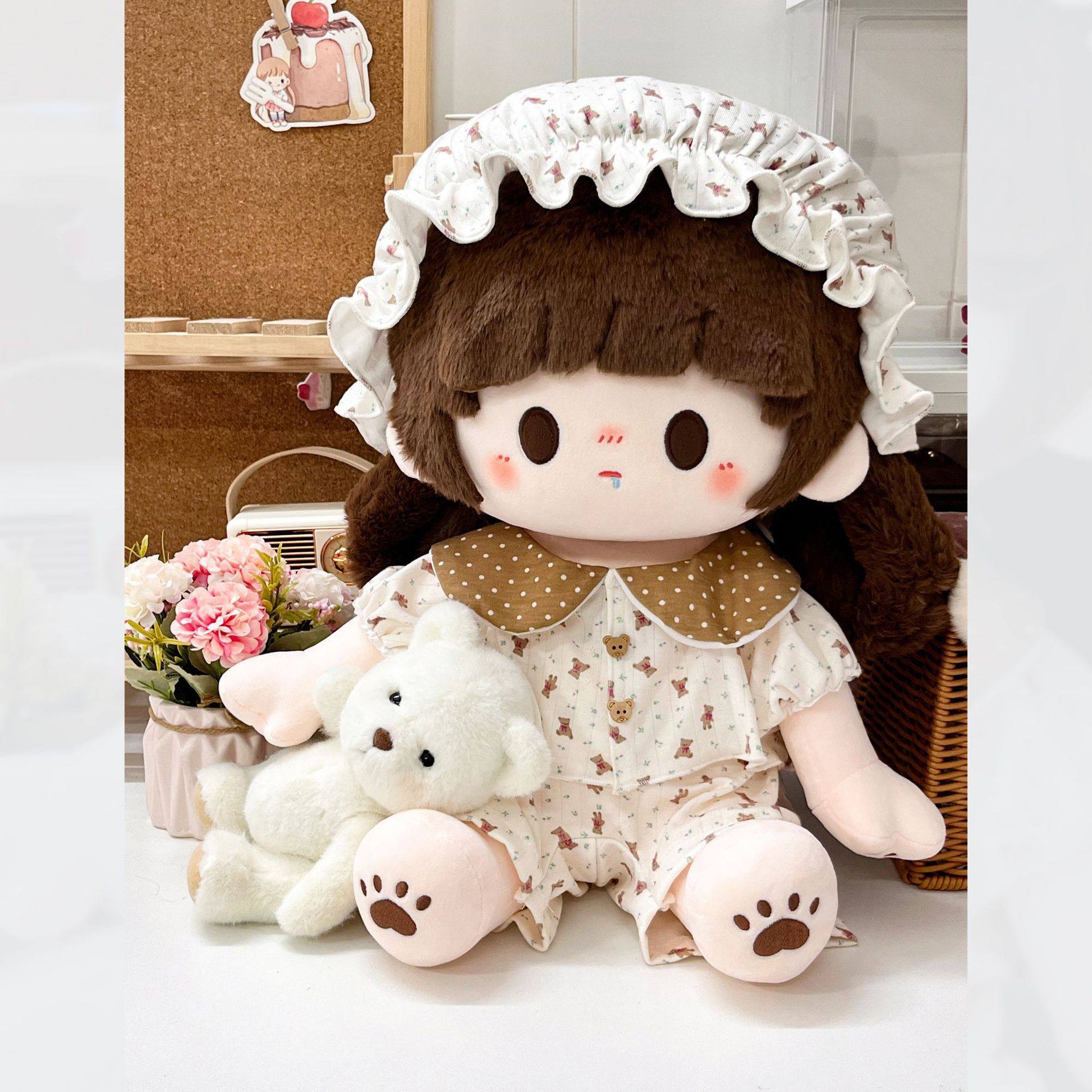 40cm娃衣40厘米棉花娃娃衣服女娃玩偶公仔面包熊仔睡衣少女可爱,模玩/动漫/周边/娃圈三坑/桌游,棉花娃娃,淘宝优惠券,粉丝福利购,淘宝优惠卷