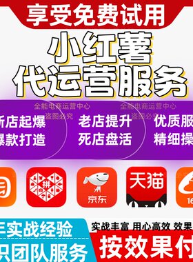 小红薯代运营网店推广笔记人群流量打造产品运营内容营销账号陪跑