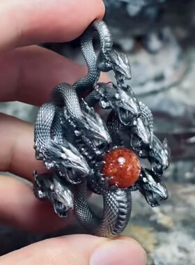 八岐大蛇挂坠艺术时尚小众