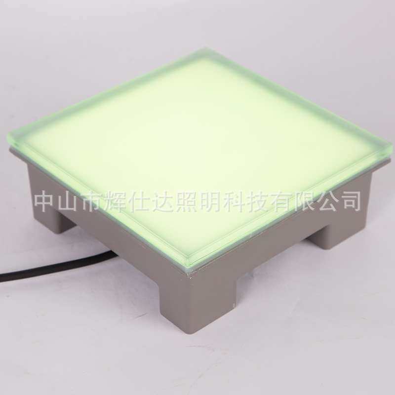 厂家 现货L200*W200*H80MMLED方形地砖灯砖广场公园发光地板灯