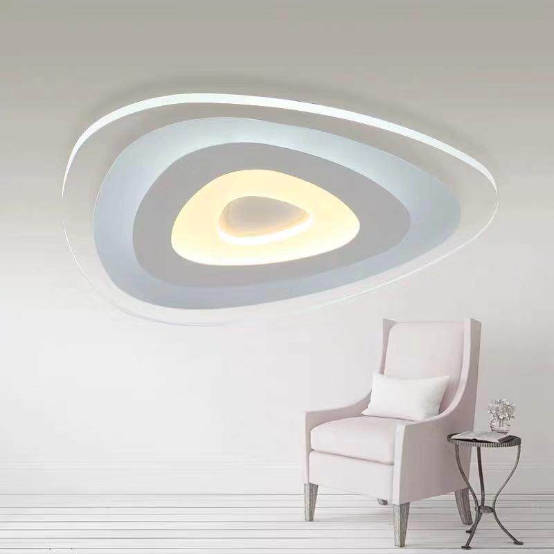 三角芒果吸顶灯 时尚创意客厅卧室书房灯侧面发光LED护眼亚克力灯