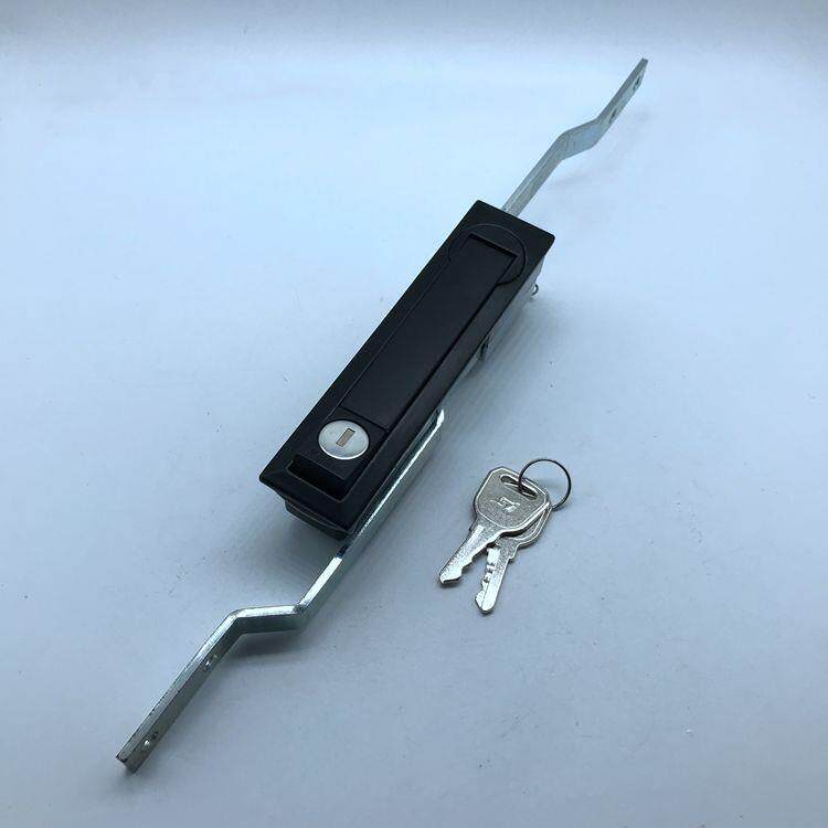 MS731-1黑色连杆锁，电柜门锁，工业配电箱门锁，机箱机柜锁