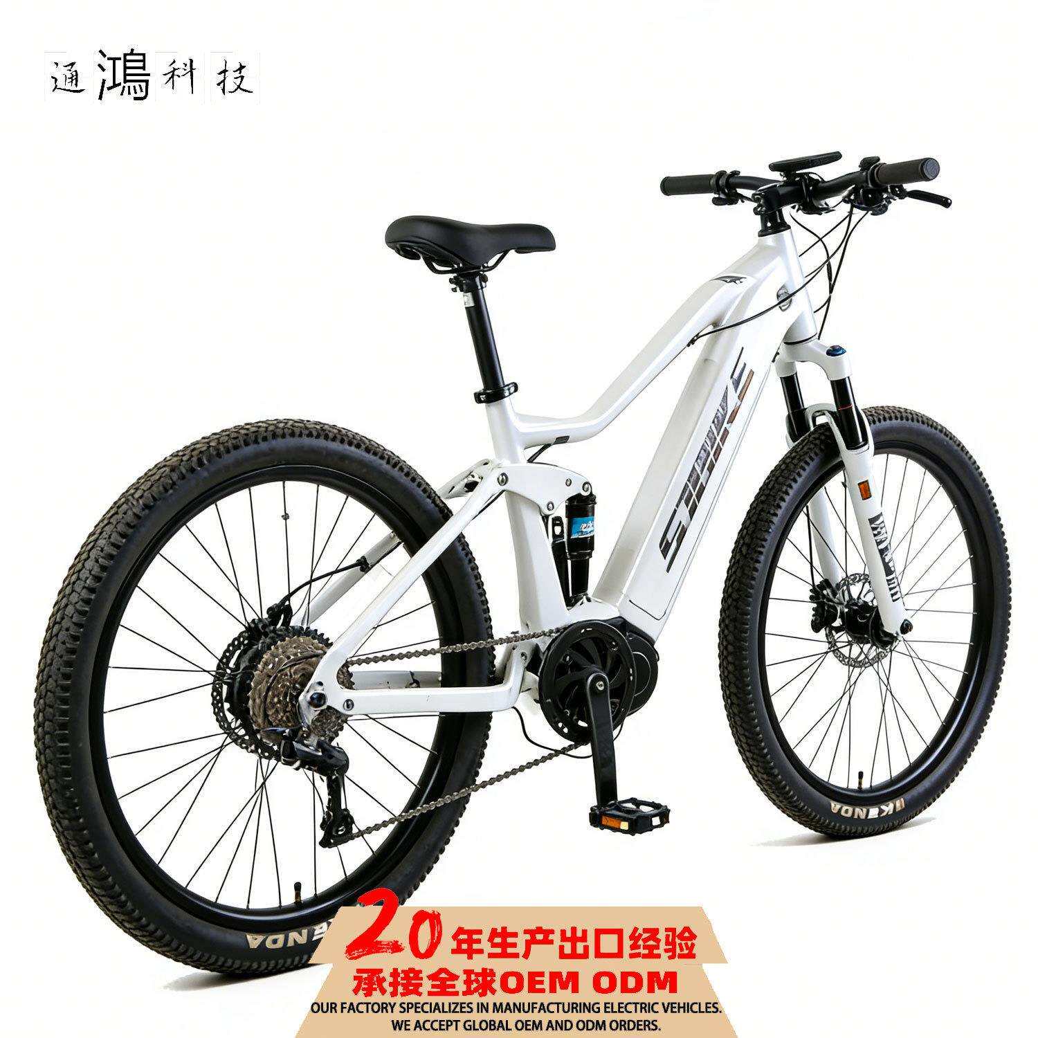 八方电机力矩电动自行车二轮锂离子电车户外山地长续航电动出口