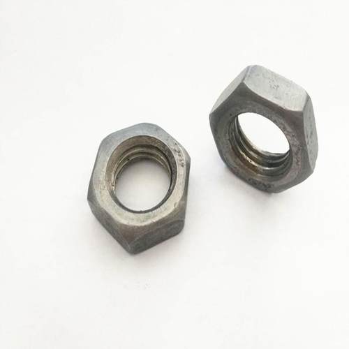 六角螺母 GB52M14*1.5细牙螺母 蓝白锌对边22 厚度10.3-11