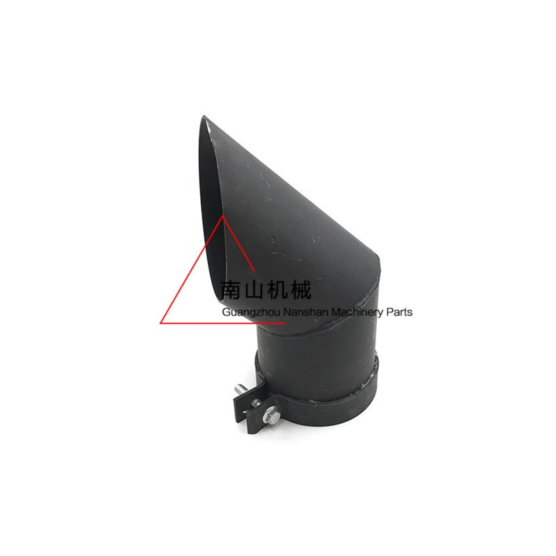 卡特E336/336D消声器t尾管 发动机消音器尾喉 排气管出气口挖掘机