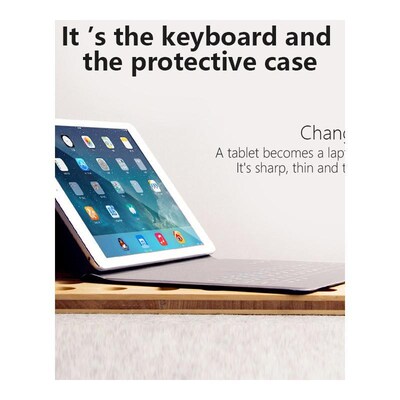 E025 For iPhad AIR / AIR2 / Case 9.7 Tablet Bluetooth Keyboa