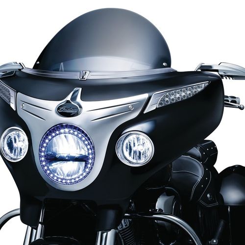 Kuryackyn14年后印第安首领加装风挡压条 大灯雾灯装饰件 5620