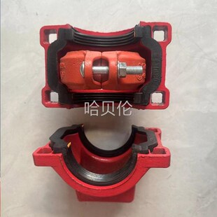 消防管箍专用堵漏器j镀锌管沟槽补漏消防卡箍哈夫节 65 80 114 16