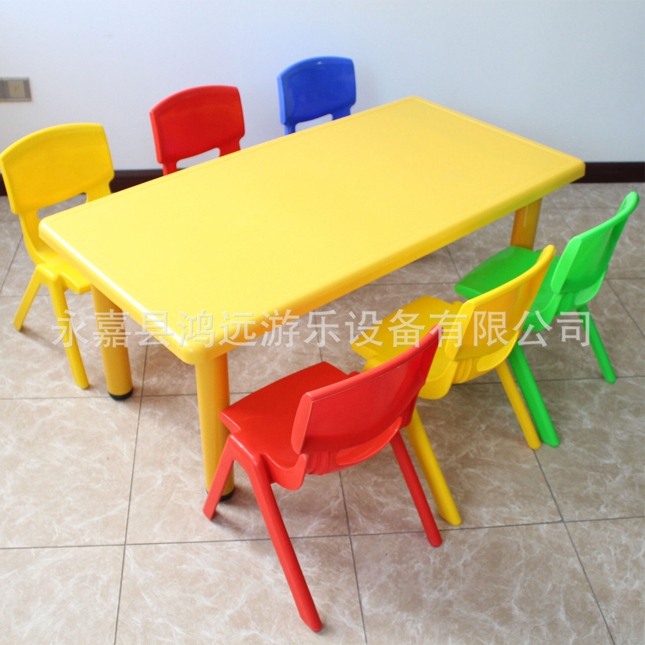 幼儿园桌椅塑料儿童椅子手工小桌子课桌椅宝宝学习餐桌小凳子