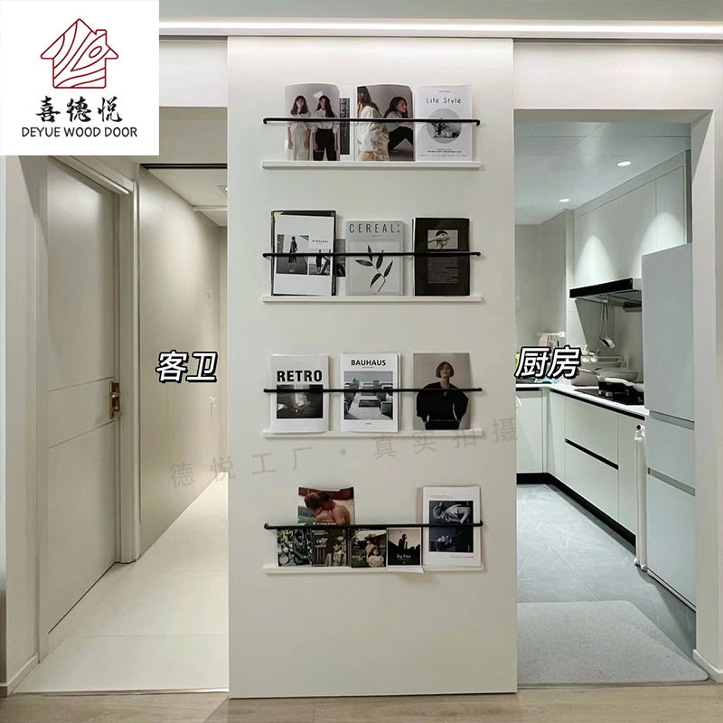 实木谷仓门幽灵门隐形推拉门