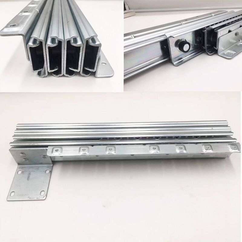 橱柜改造隐形餐桌滑轨多功能抽拉折叠隐藏餐台餐桌六节轨餐台轨道