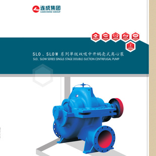 300 离心泵SLOW100 连成泵业集团有限公司 SLOW单级双吸中开蜗壳式