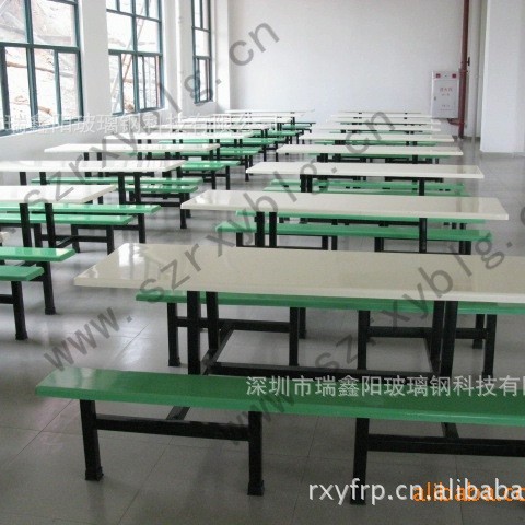 大量批发玻璃钢餐桌椅员工食堂餐桌椅 小吃店快餐桌椅