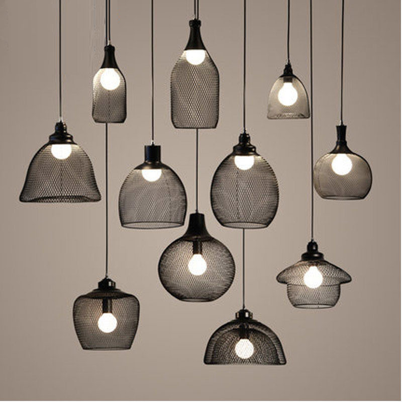 美式乡村loft工业风格吊灯复古怀旧创意个性酒吧餐厅网咖铁艺灯具