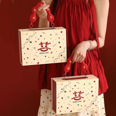 结婚伴手礼女伴娘实用礼物高端伴手礼盒子空盒高级感男伴郎套装