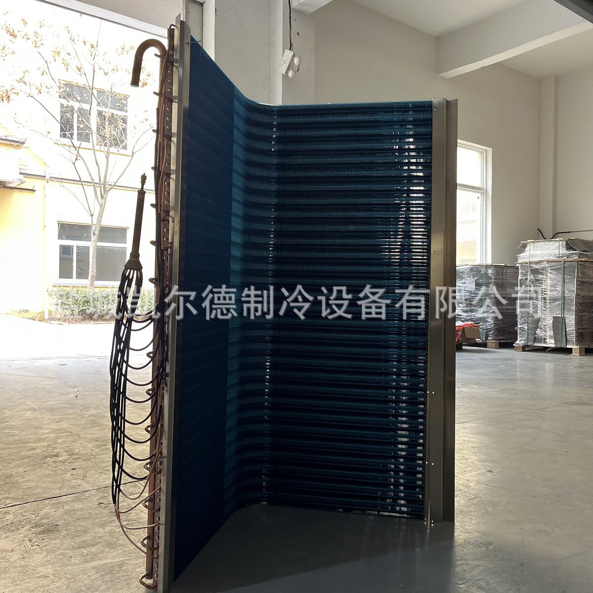 5匹空气能热泵U型翅片蒸发器