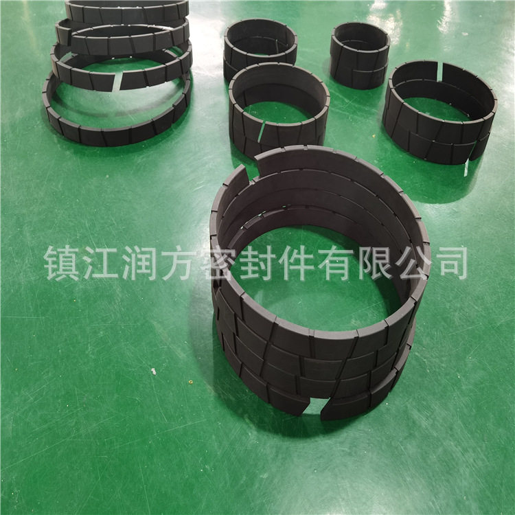 压缩机配件PTFE四氟碳纤维活塞环导向环活塞环导向环填料