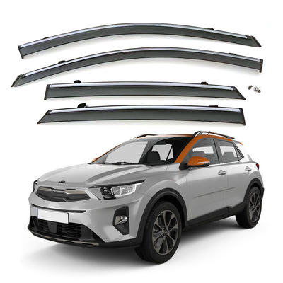 专用2019-2021起亚奕跑Kia Kx1/Stonic注塑加厚卡扣式晴雨挡雨眉