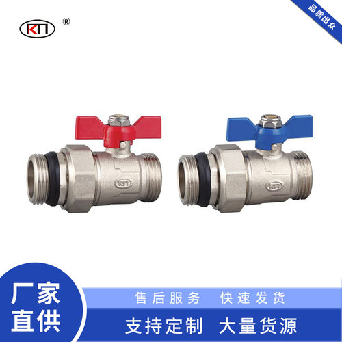 厂家直供PPR25/32直式过滤球阀地暖分水器套阀进回水球阀家用批发