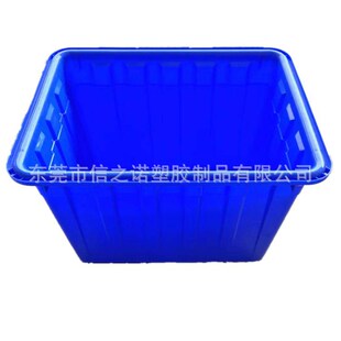 现货批发120L水箱塑料周转箱加厚牛筋塑料方箱水产养殖箱120升